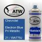 Preview: Chevrolet, Electron Blue Pri Metallic, 21 / WA779J: 400ml Sprühdose, von ATW Autoteile West.